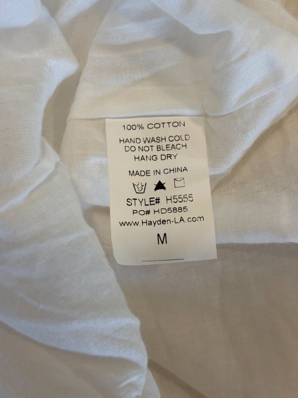 Hayden Los Angeles Cream Embroidered Boho Mini Dress — NWT - Picture 6 of 6
